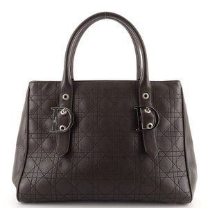 Dior Cannage Brown Leather Tote